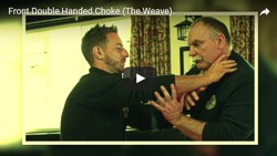 Front Double Handed Choke (The Weave)