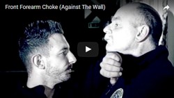 Front Forearm Choke (Against The Wall)